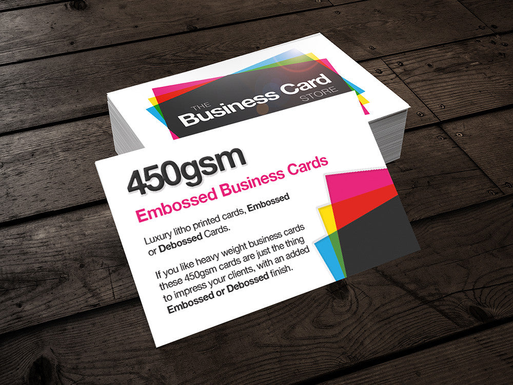Embossed Business Cards