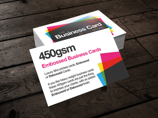 Embossed Business Cards