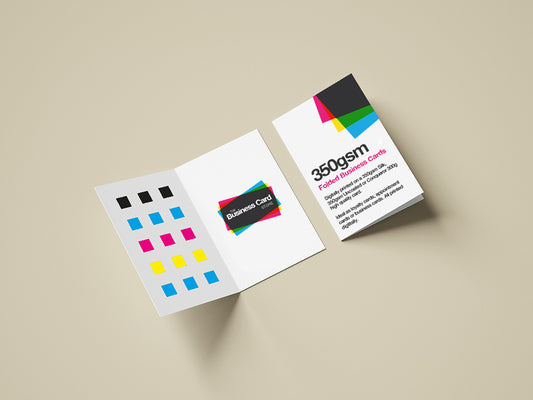 Folded Business Cards