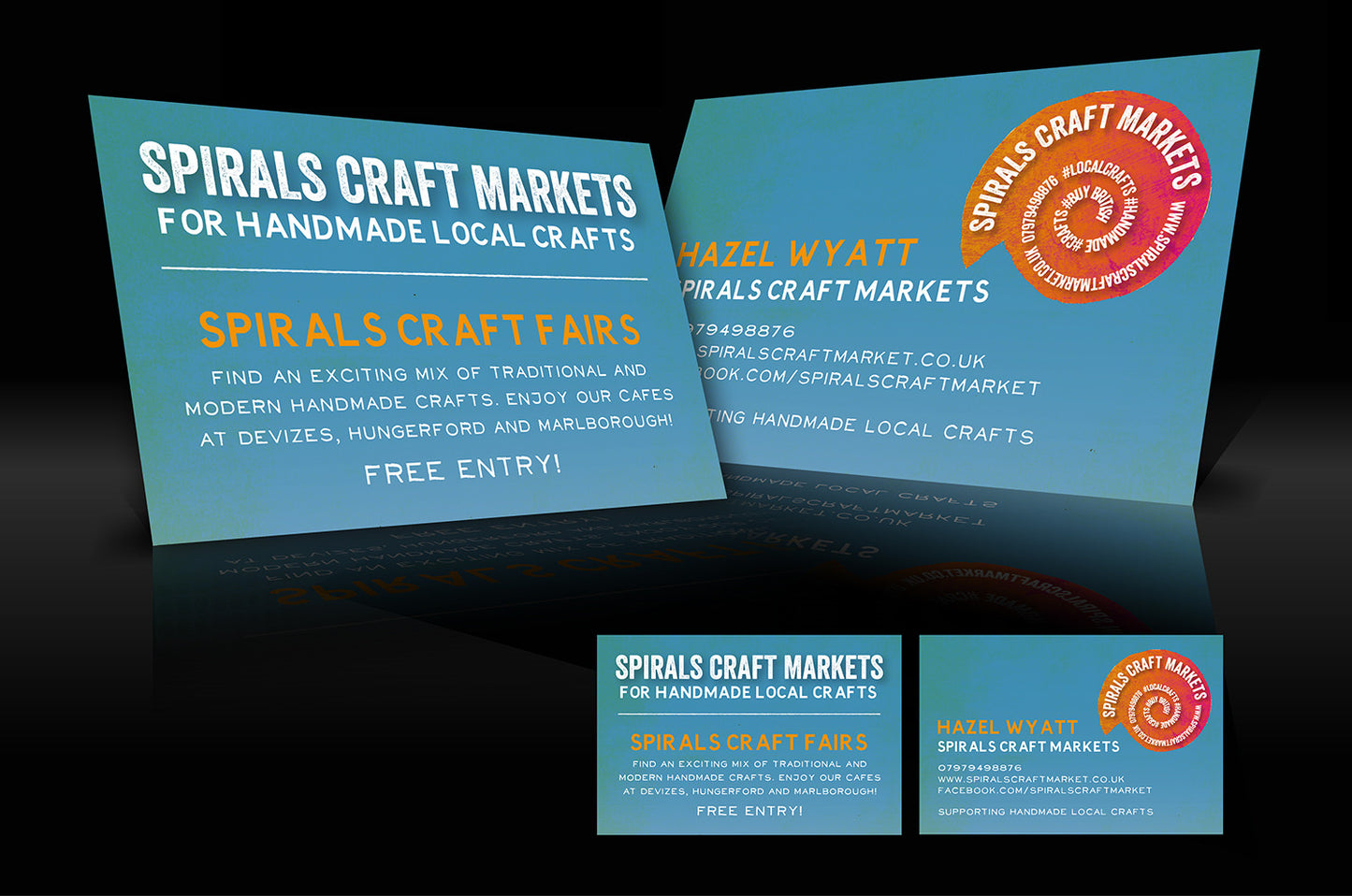 Business Card Design Spirals