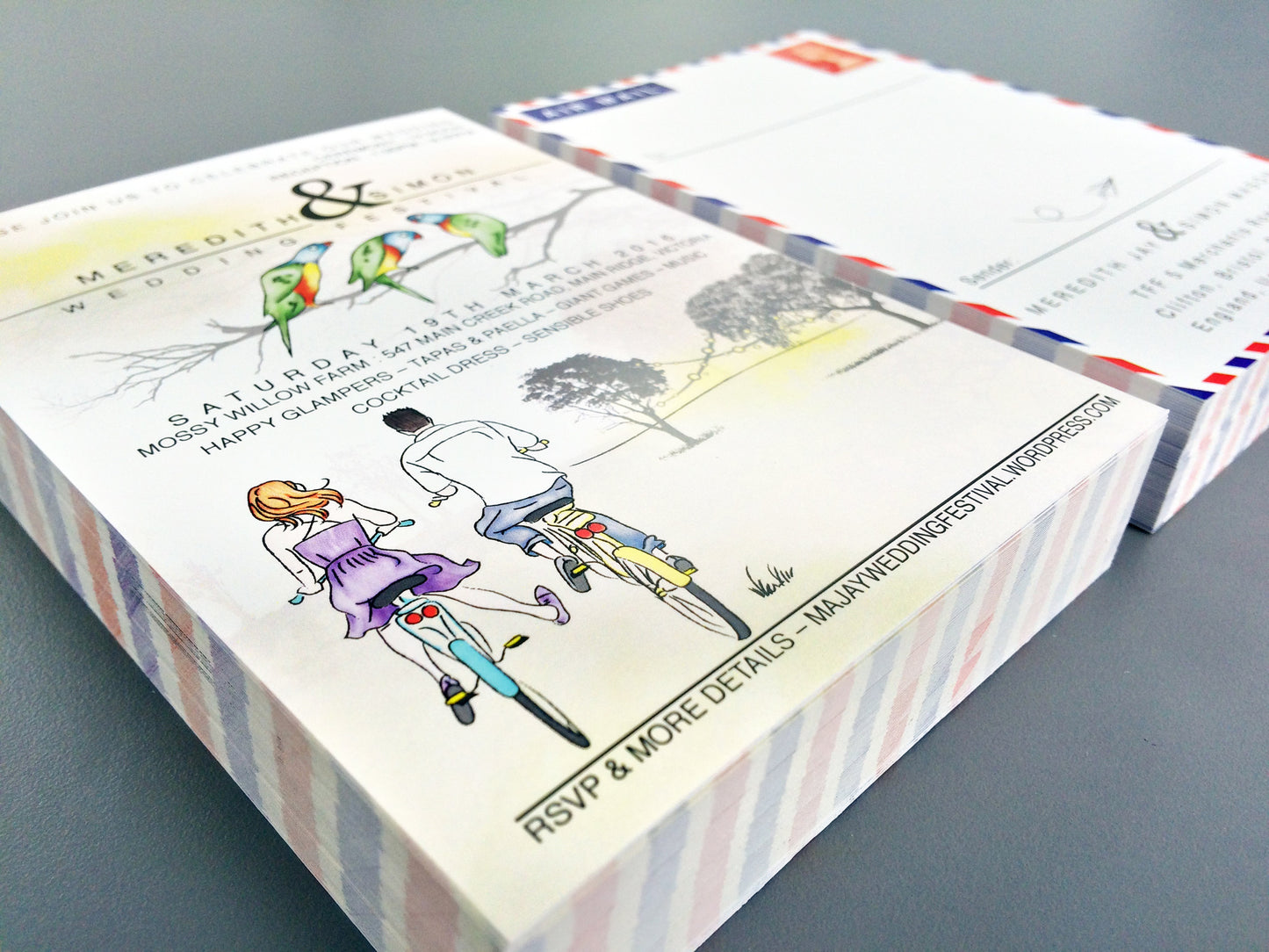 Cream Wedding Stationery