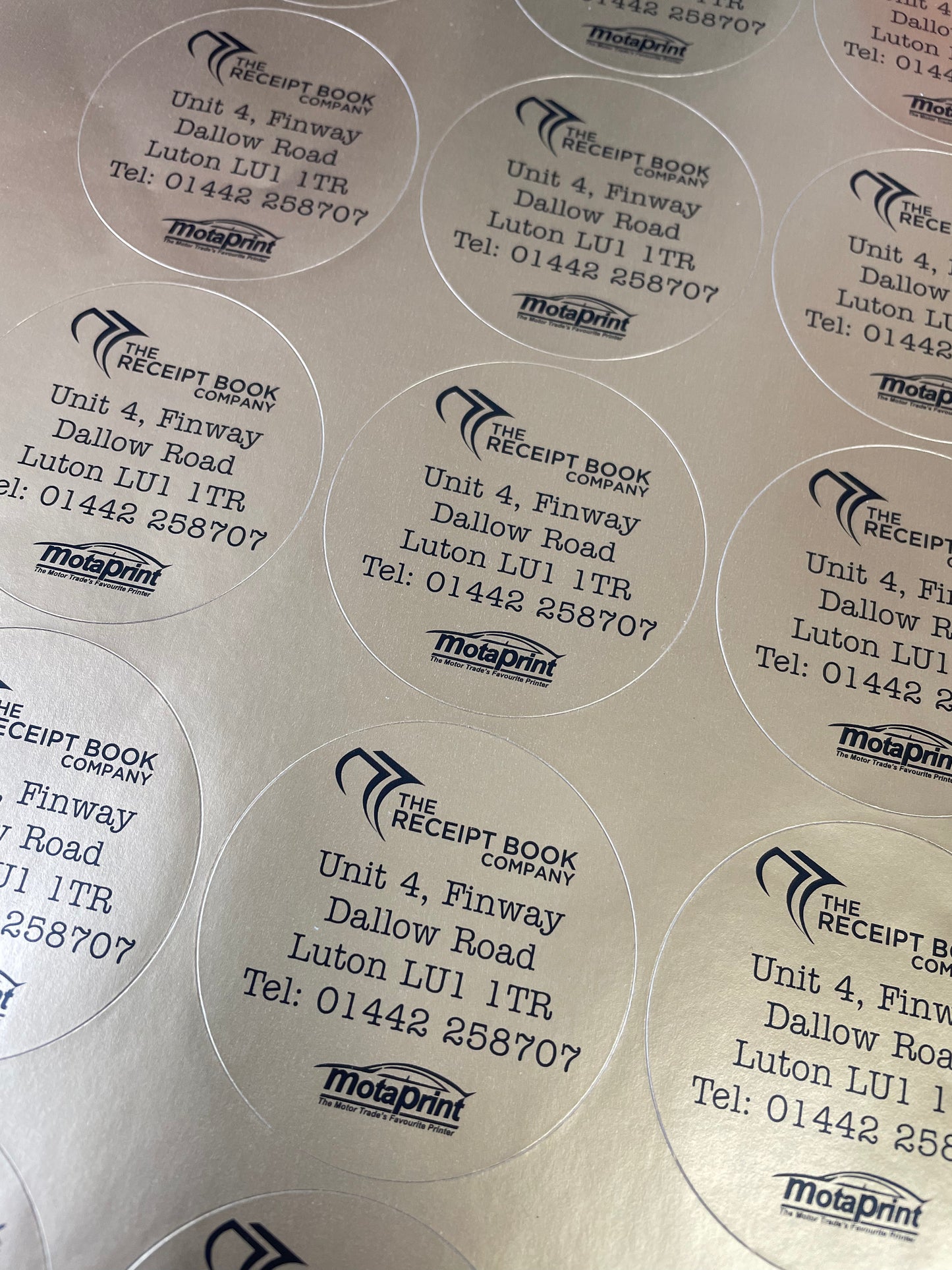 Personalised Circular Labels