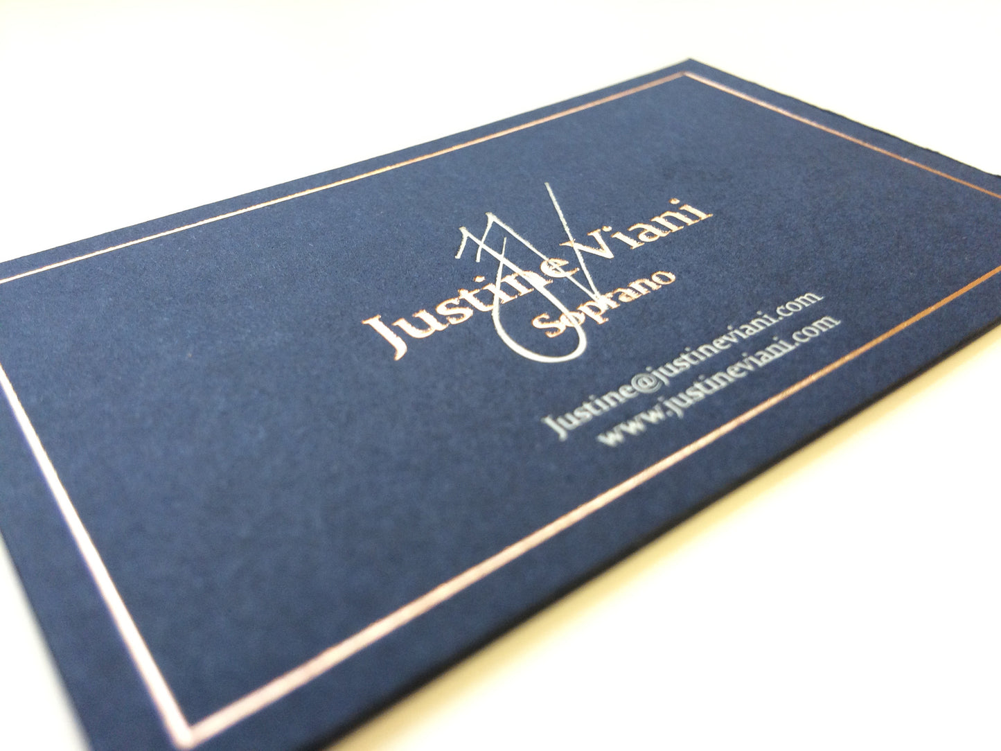Gold and White Foil Cards
