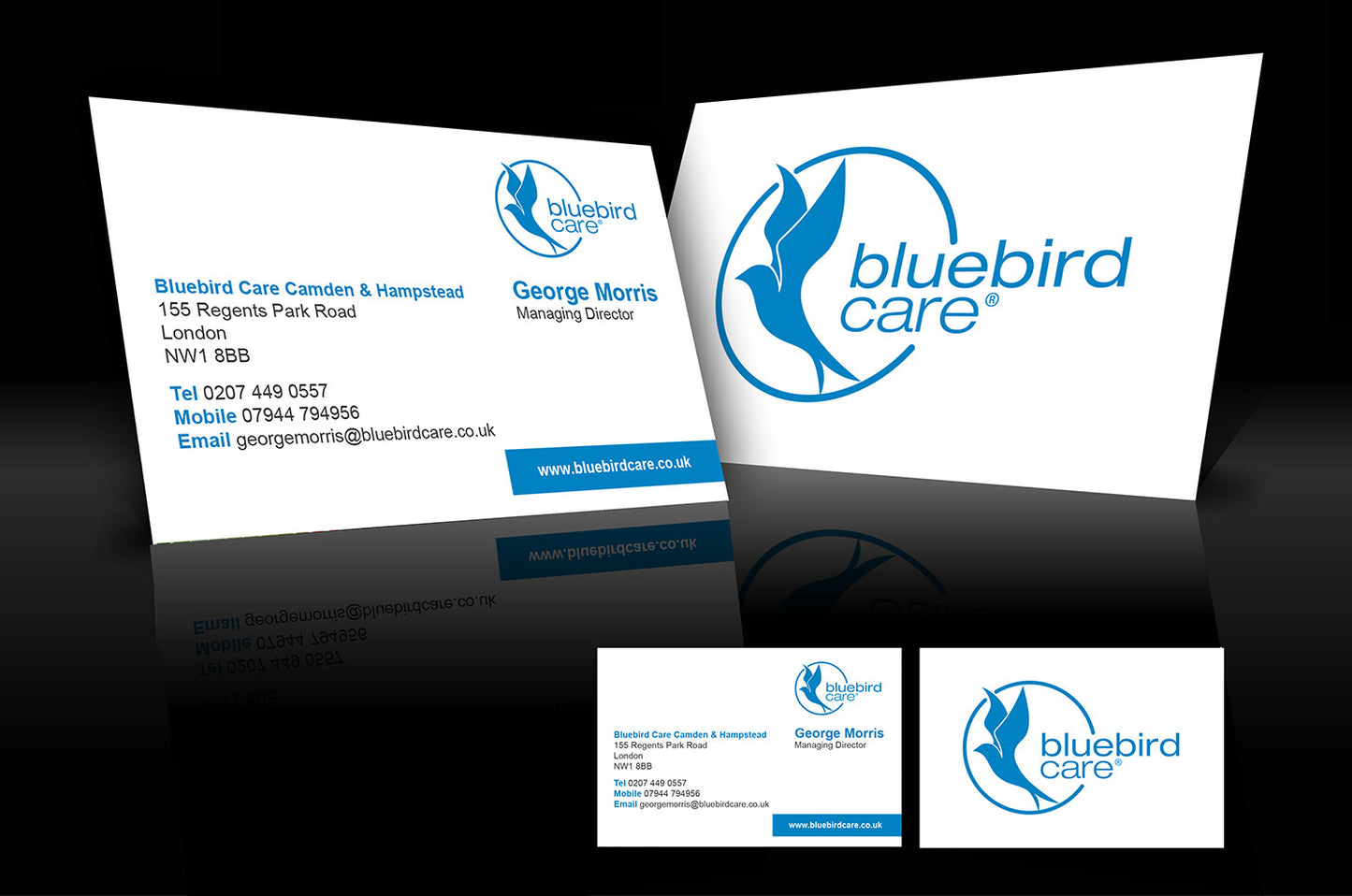Business Card Design BlueBird