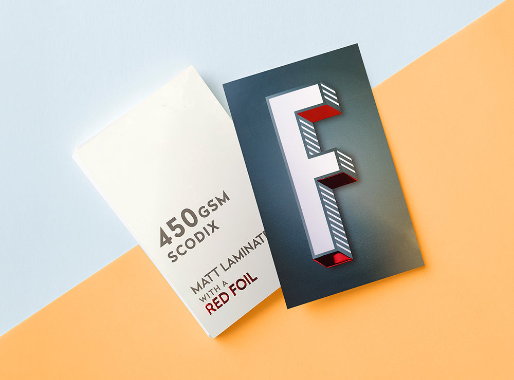 Scodix 450gsm Foil Business Cards