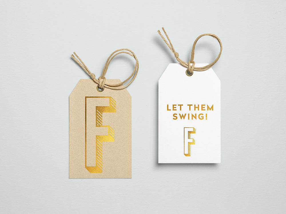 Hot Foiled Swing Tags